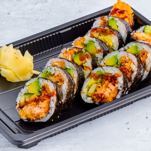 21. Crispy Futo Salmon 6 biter